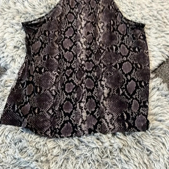 Snake skin Michael Kors Halter Top size XL - Picture 10 of 15